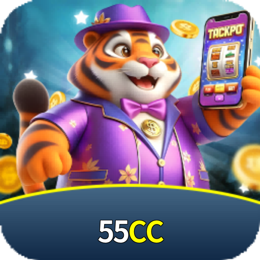 Imagem promocional da 55CC mostrando a plataforma e suas vantagens